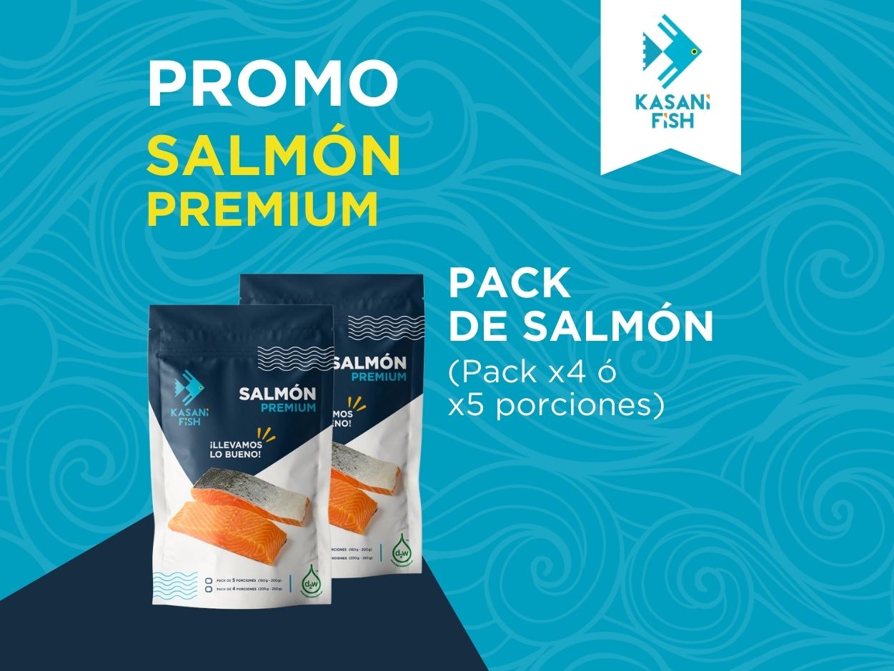 2 pack Salmón Premium (50% off en el segundo pack)
