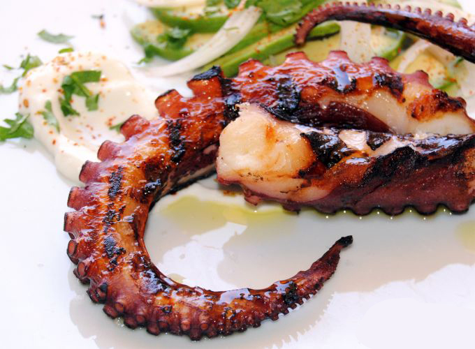 Pulpo Entero Limpio - Vista secundaria